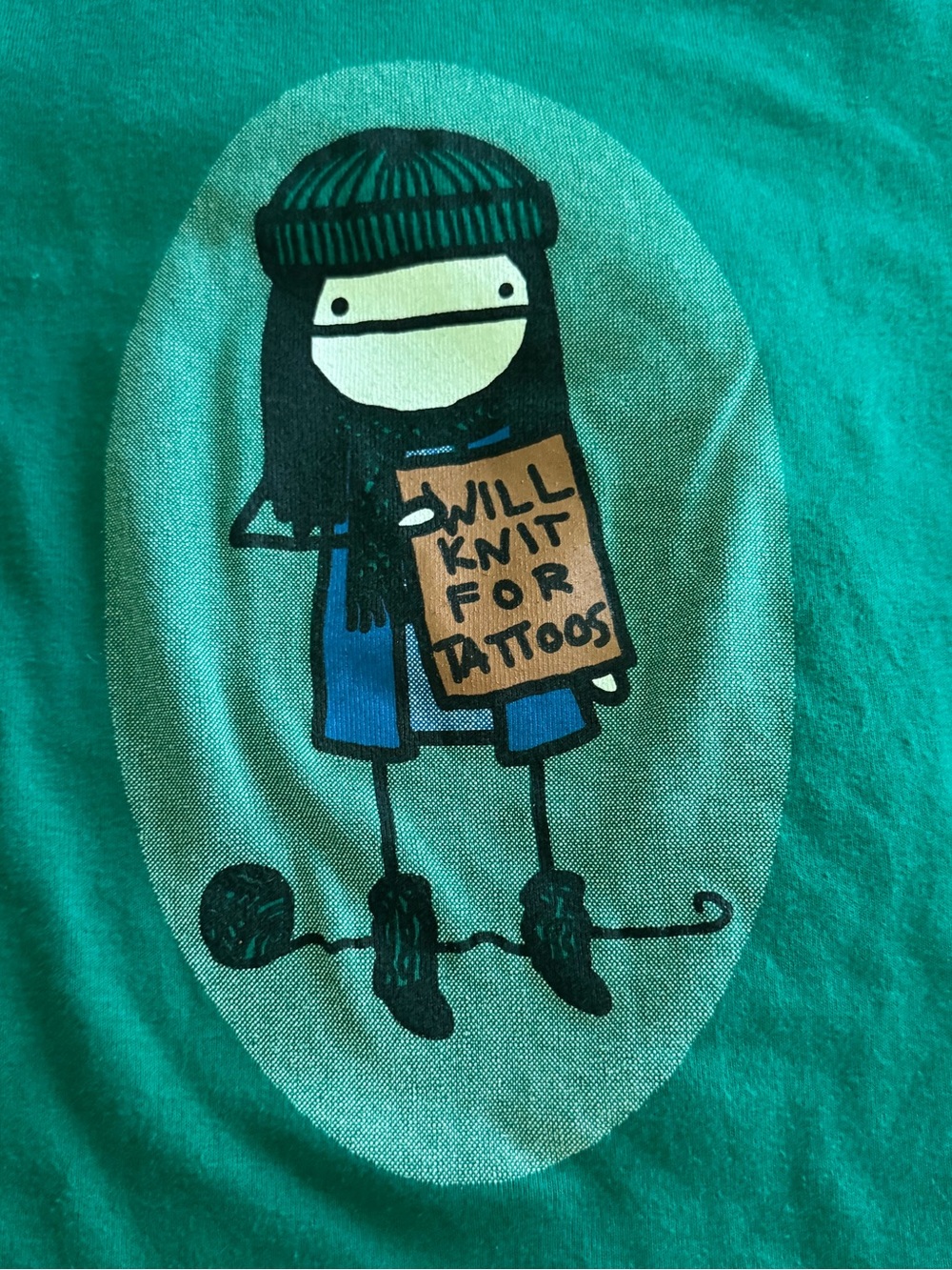Rare! Natalie Dee original artwork tee size small. Excellent condition!